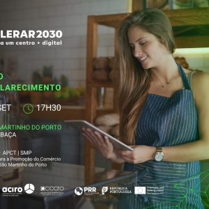 Acelerar 2030 aproxima-se dos comerciantes de São Martinho do Porto